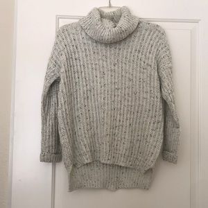 LF White Multi Turtleneck Sweater